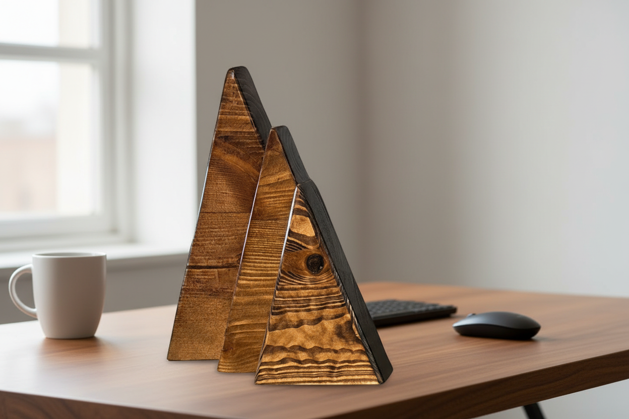 Deep Espresso + Warm Wooden Mountain Trio