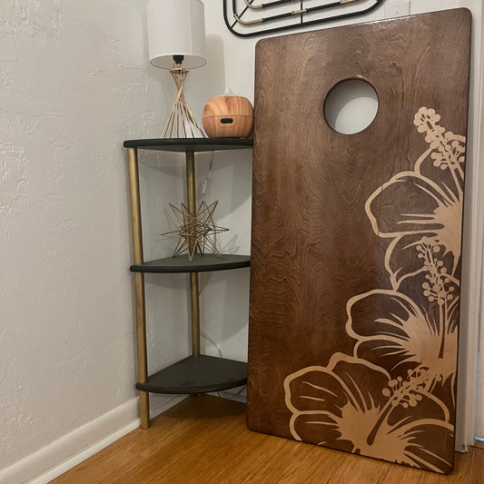 Cornhole Boards - Aloha Hibiscus
