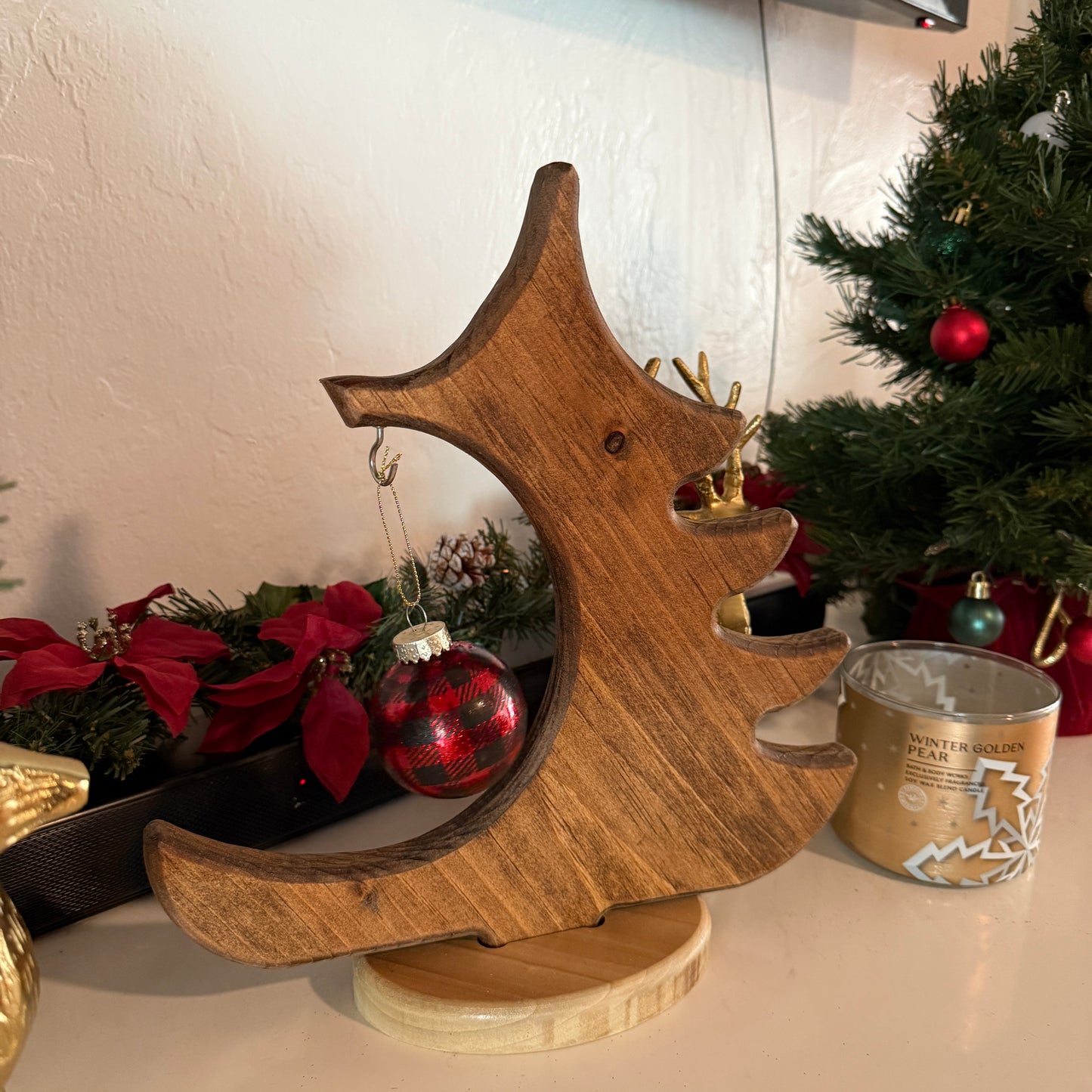 Whimsical Christmas Tree Ornament Holder - Hook Style