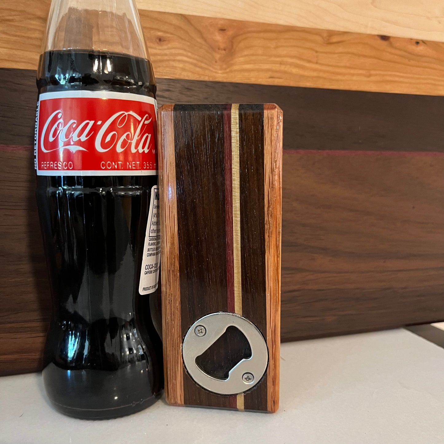 Hardwood Bottle Opener - Slanted Stan