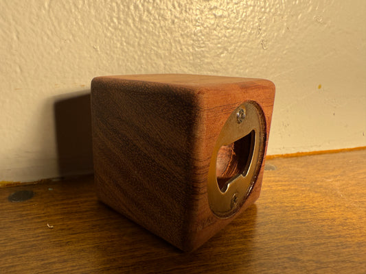 Cube Bottle Opener - Bubinga