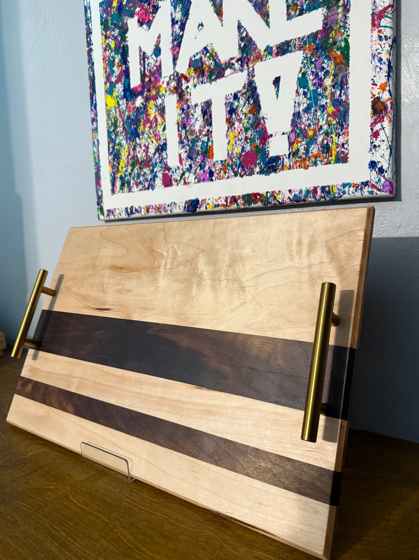 Charcuterie Board - Maple and Walnut (18" x 12")