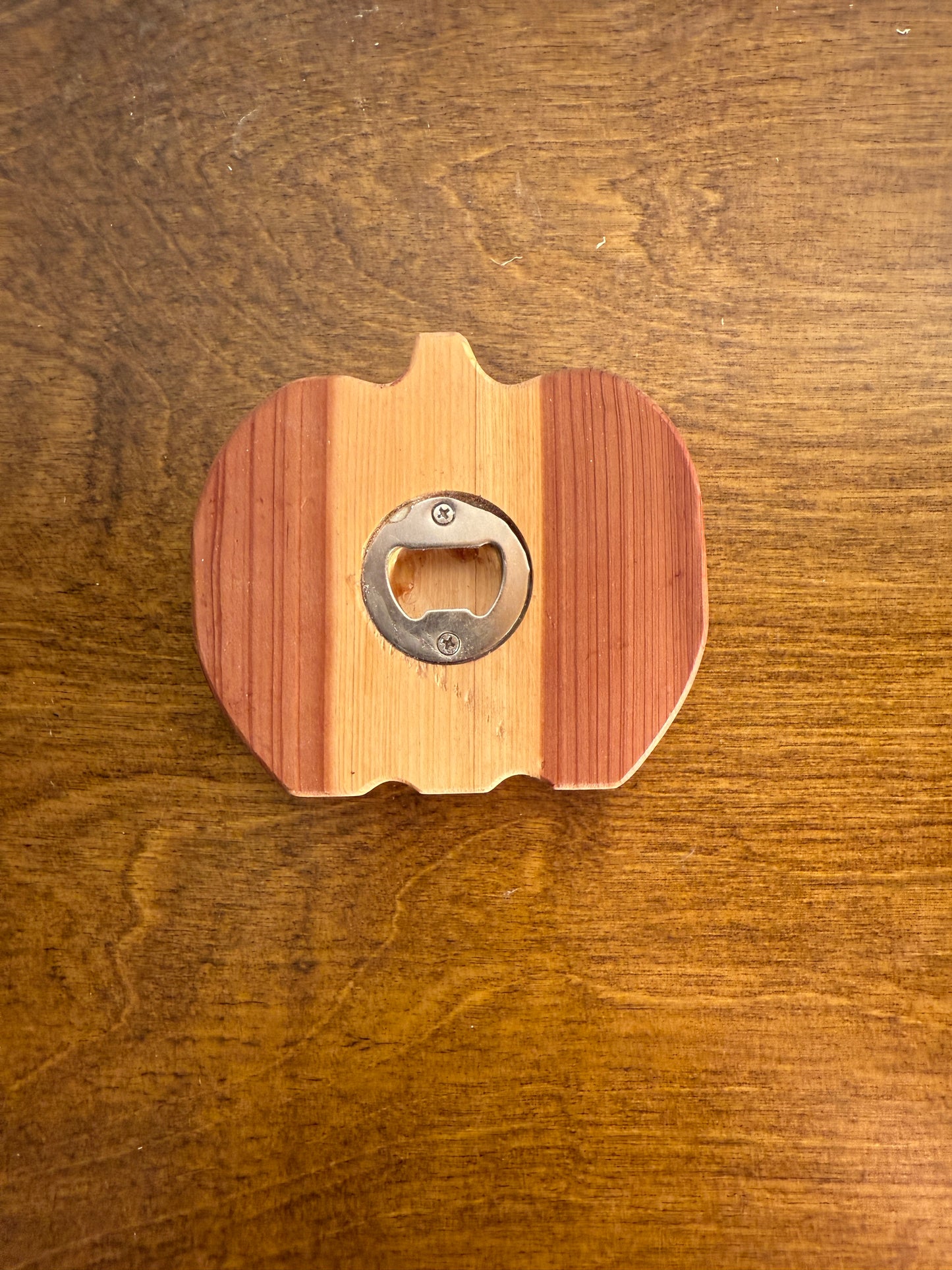 Wooden Bottle Opener | Apple or Pumpkin Shape