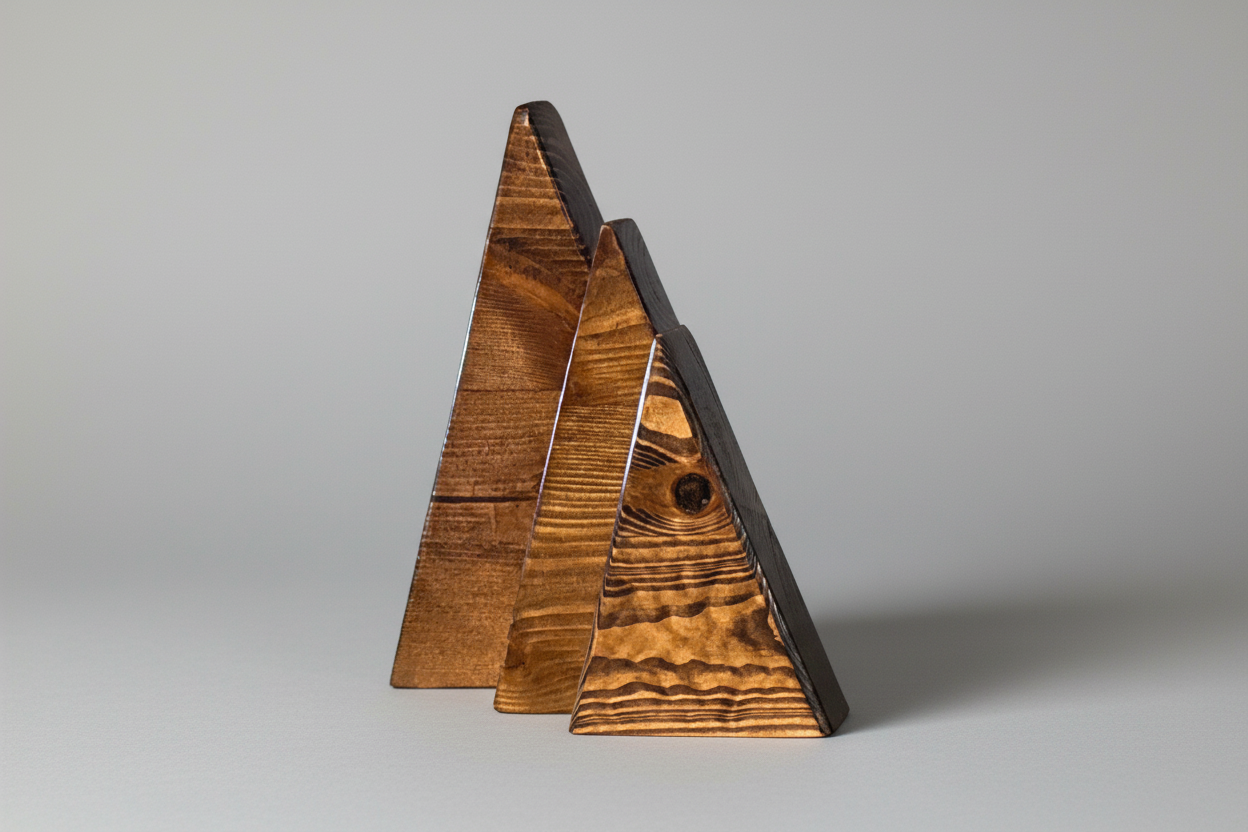 Deep Espresso + Warm Wooden Mountain Trio