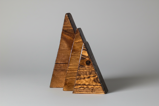 Deep Espresso + Warm Wooden Mountain Trio