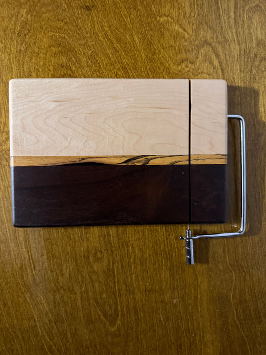 Cheese Slicer - Maple, Walnut, & Zebrawood