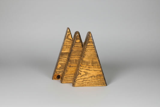 Golden Honey Pine Wooden Mountain Set