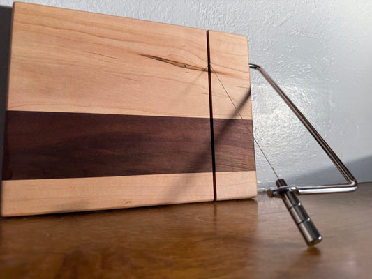 Cheese Slicer - Maple & Walnut