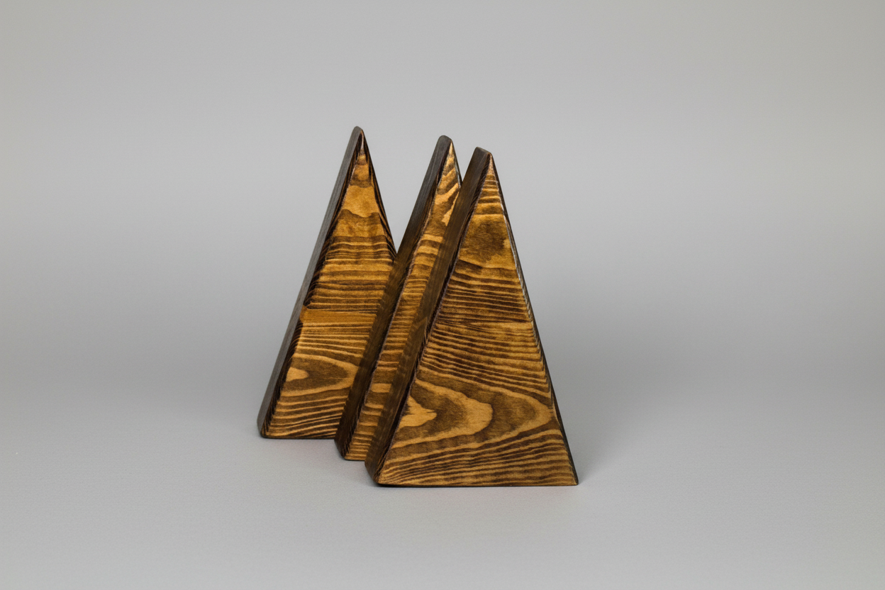 Toasted + Rustic Toned Wood Peaks