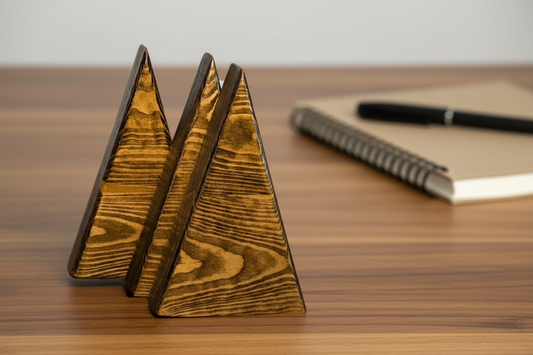 Toasted + Rustic Toned Wood Peaks