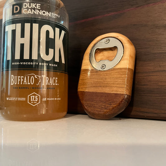 Hardwood Bottle Opener - Soapdish Steve