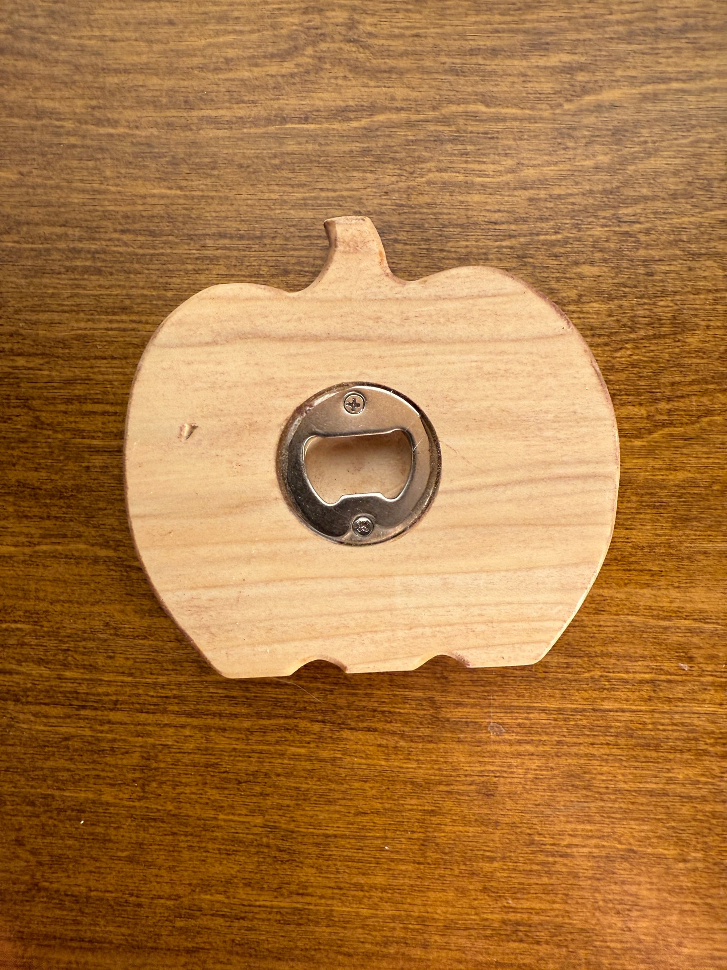 Wooden Bottle Opener | Apple or Pumpkin Shape