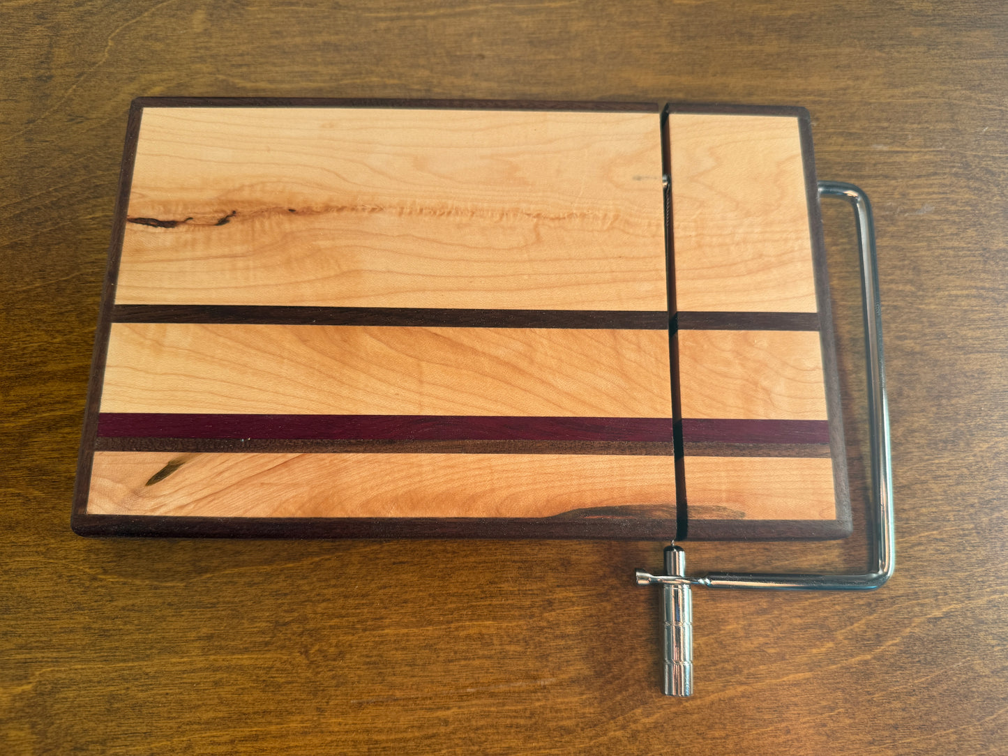 Cheese Slicer - Various Hardwoods with a Walnut Border