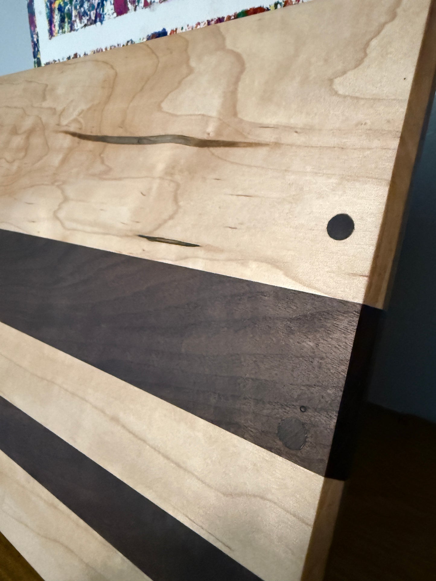 Charcuterie Board - Maple and Walnut (18" x 12")
