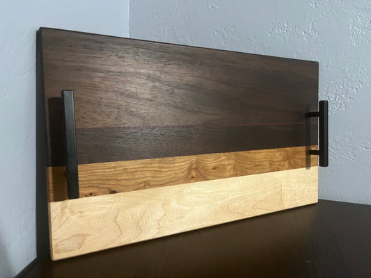Charcuterie Board - Walnut, Cherry, and Maple Hardwood