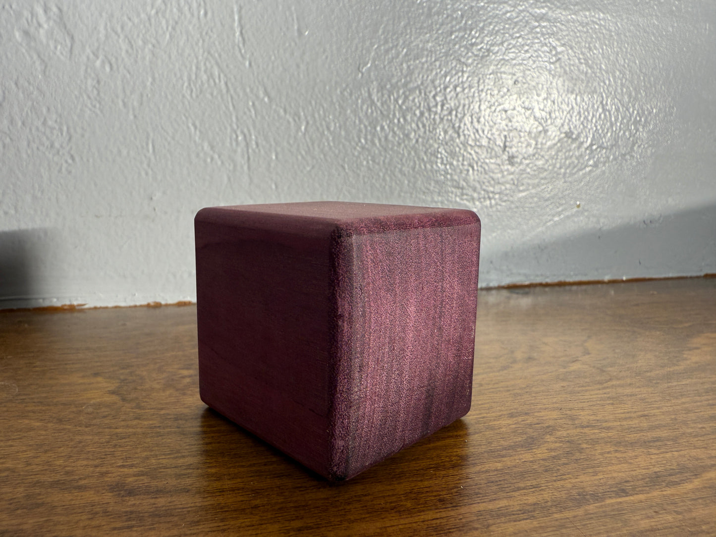 Cube Bottle Opener - Purpleheart