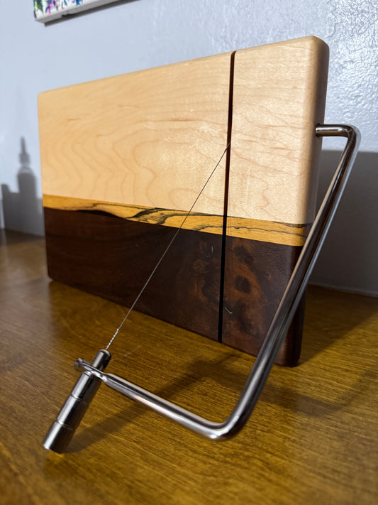 Cheese Slicer - Maple, Walnut, & Zebrawood