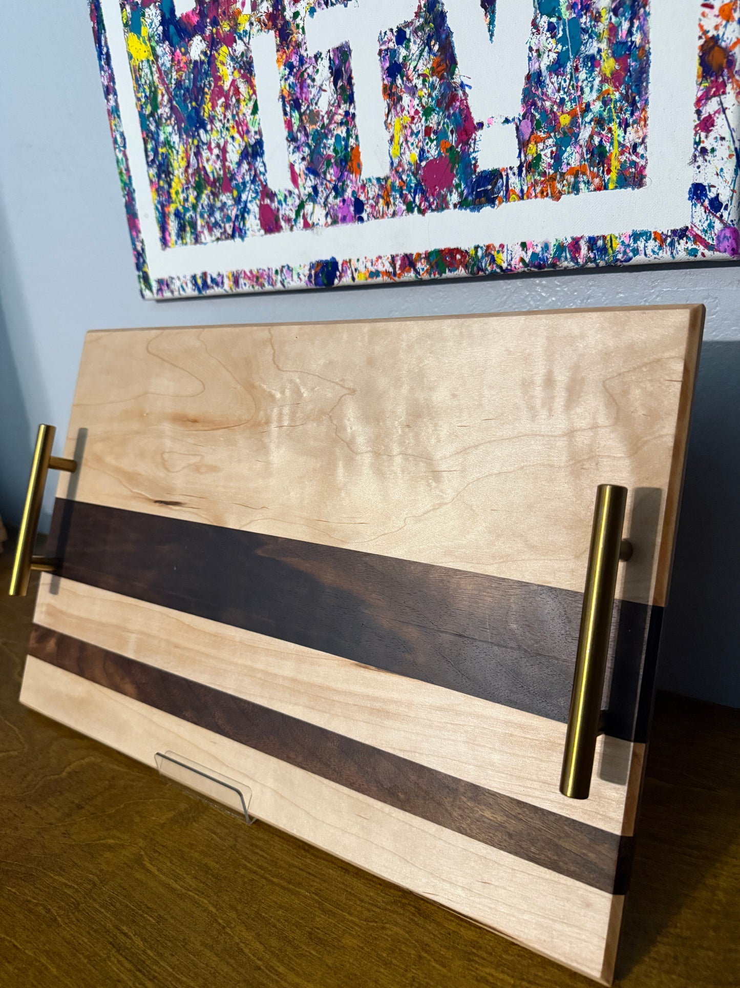 Charcuterie Board - Maple and Walnut (18" x 12")