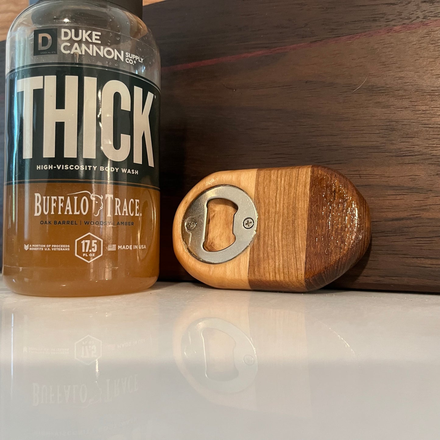 Hardwood Bottle Opener - Soapdish Steve