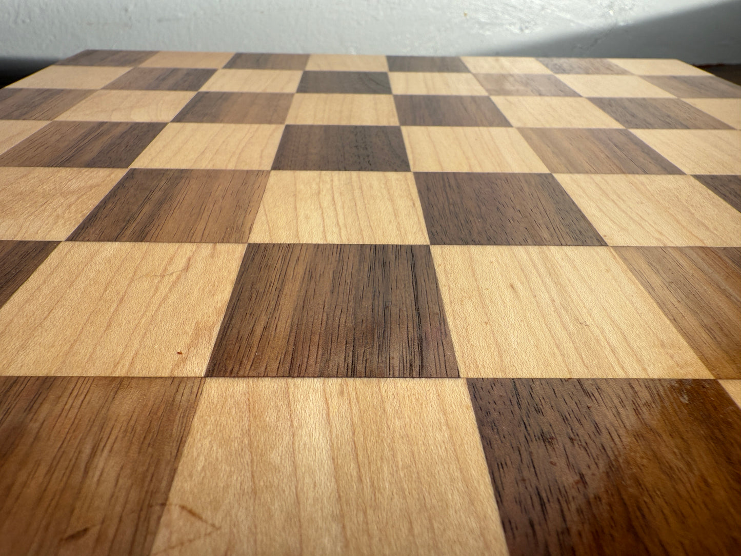 Chess Board: Maple & Walnut - You Think It’s A Game?