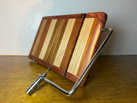 Cheese Slicer - Various Hardwoods with a Cedar Border